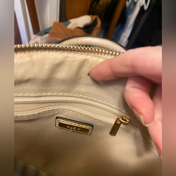 Aldo Like New Metallic Sparkly Floral Bag - Picture 3 of 3